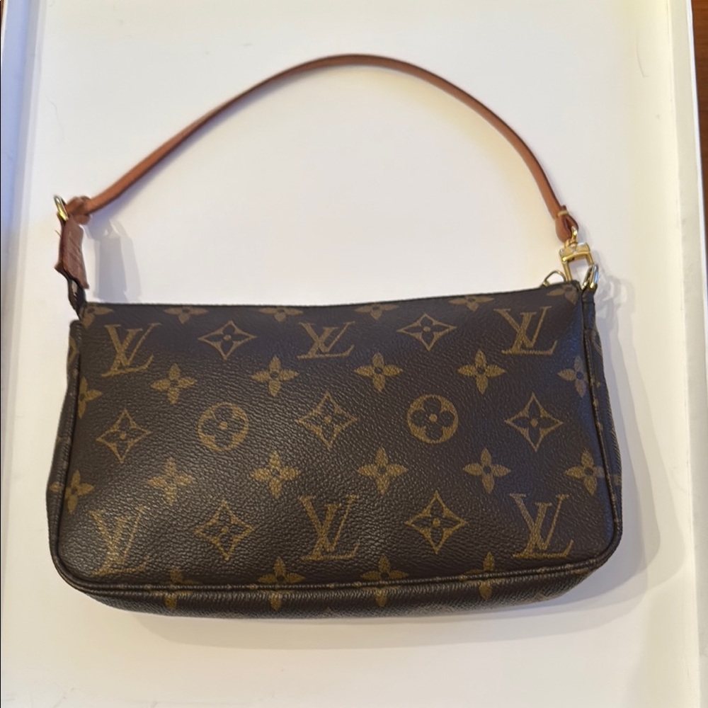 Louis Vuitton Brown Monogram Shoulder Bag with Iconic Design